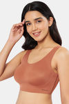 Amante Double Layered Non Wired Full Coverage Cami Bra - Caramel Nude — thumbnail 3